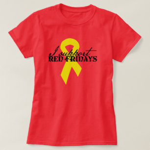 Camiseta Eu apoio sextas-feiras vermelhas