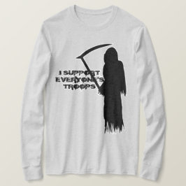 Camiseta Eu apoio todos tropas