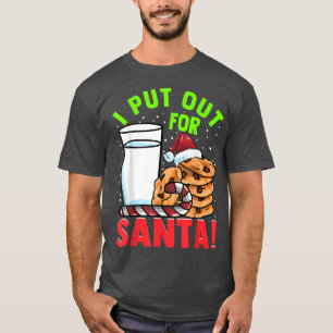 Camiseta Eu Apontei Para Papais noeis Cookies E Láteos Cand