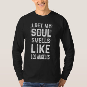 Camiseta Eu Aposto Que Minha Alma Cheira Como A Cidade Nata