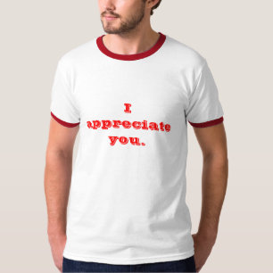 Camiseta Eu aprecio-o
