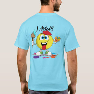 Camiseta Eu Artei! Professor de Arte Engraçado e Estudante