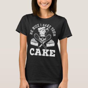 Camiseta Eu Assar O Seu Cupcake De Boliche Muffin Baking Pa
