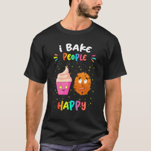 Camiseta Eu Assar Pessoas Feliz Baker Humor Dizendo