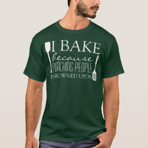 Camiseta Eu Assar porque bater Pessoas é franzido