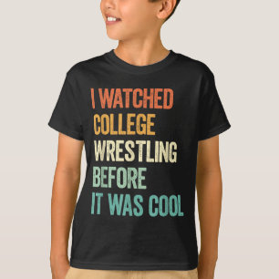 Camiseta Eu Assisti à Luta Livre Universitária Antes Dela S