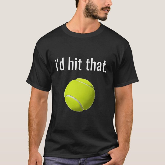 Camiseta Eu Atingiria Aquele Presente De Tênis Engraçado De (Frente)