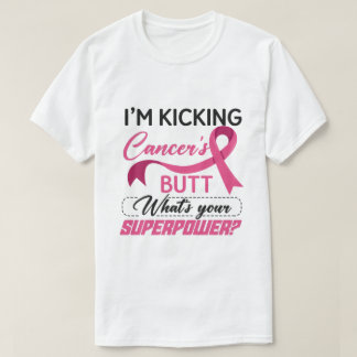 Camiseta Eu atirei o Cancer de peito do Bumbum