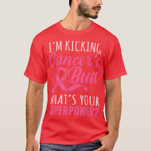 Camiseta Eu atirei o pino de consciência do Cancer da mama