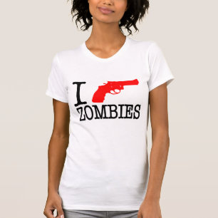 Camiseta Eu atiro em zombis