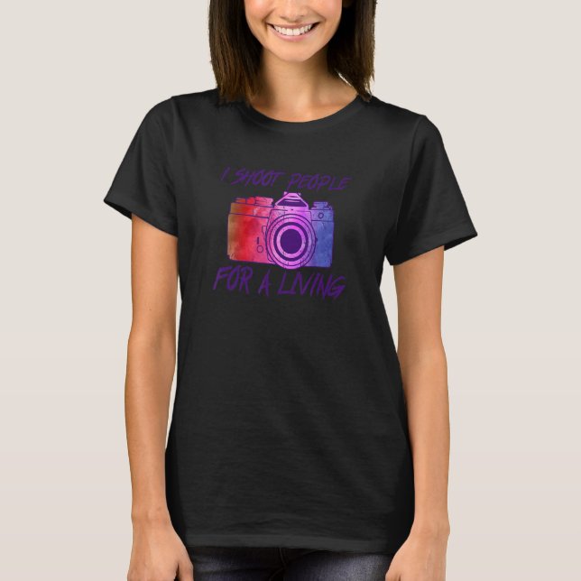 Camiseta Eu Atiro Fotografia Pessoas Para Uma Fotografia Vi (Frente)