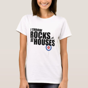 Camiseta Eu atiro pedras em casas coalhando