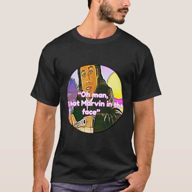Camiseta Eu Atirou No Marvin Na Cara (Frente)