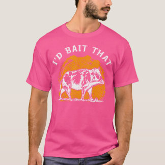 Camiseta EU Atrairia Aquele Javali Caça Javali Tiro