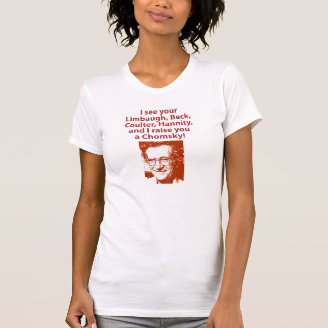 Camiseta Eu aumento-o um Chomsky (Frente)