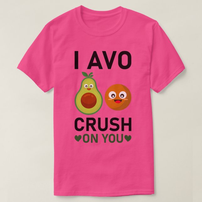 Camiseta Eu Avo Crush Por Você Dia de os namorados 4 (Frente do Design)