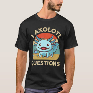 Camiseta Eu Axolotl questiona a herpetologia anfíbia cortês