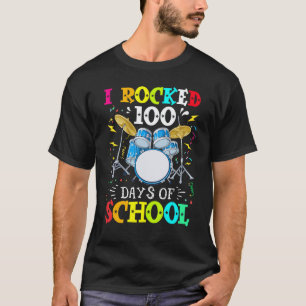 Camiseta Eu Balanço 100 Dias De Escola Rocker Professor Cri