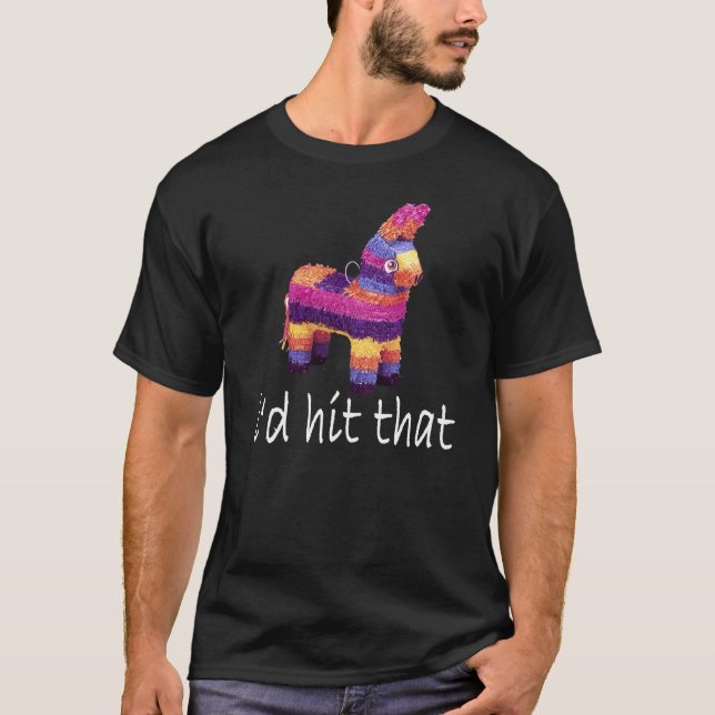 Camiseta Eu bateria esse Pinata T-Shirts.png (Frente)