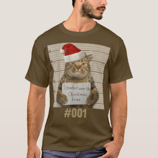 Camiseta Eu Bati Na Árvore De Natal, Cat Lover 333