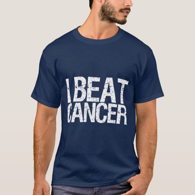 Camiseta Eu bati o cancer (Frente)