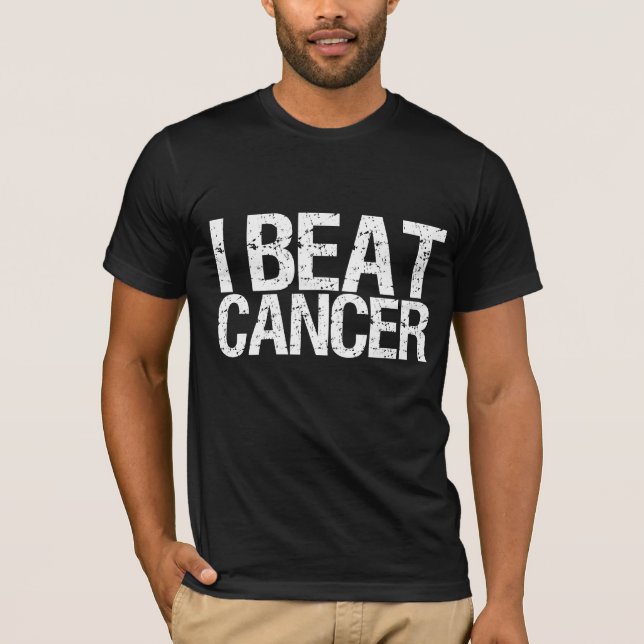 Camiseta Eu bati o cancer (Frente)