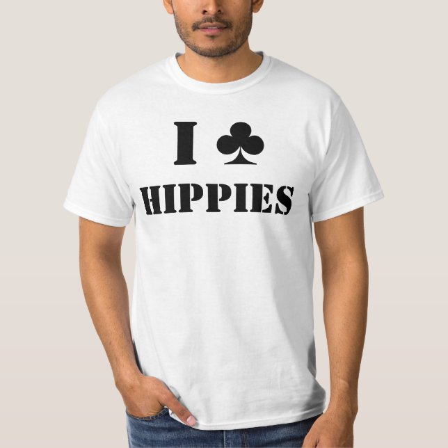 Camiseta Eu bato hippys (Frente)