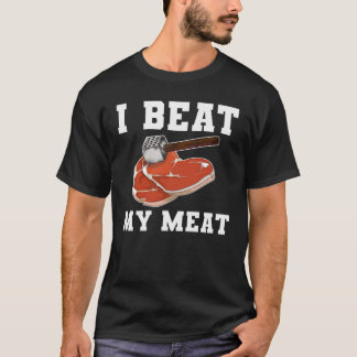 Camiseta Eu Bato No Meu Martelo De Carne