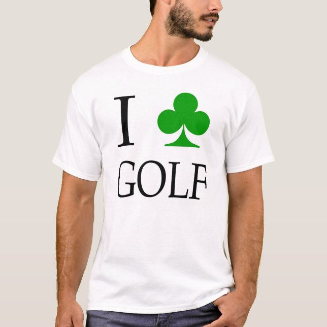 Camiseta Eu "bato" o golfe (Frente)