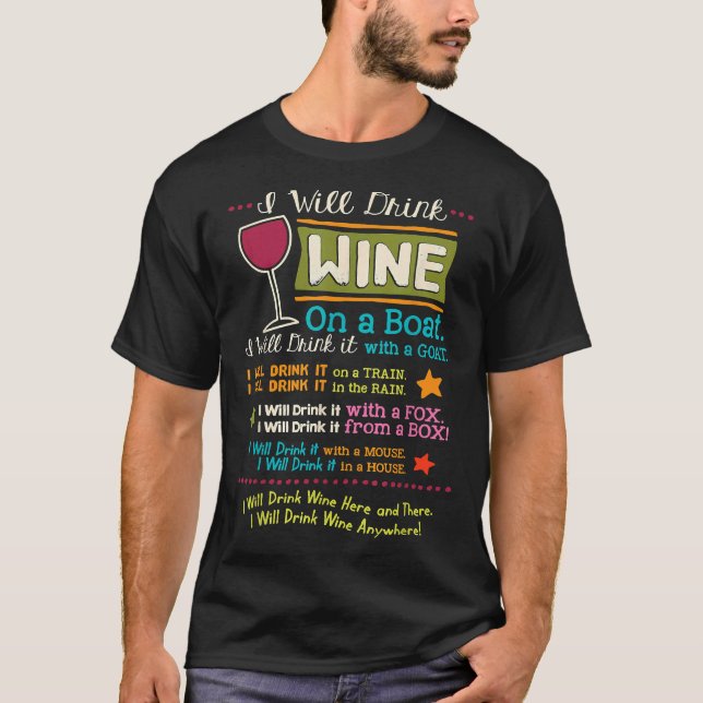 Camiseta Eu Beberei Vinho Em Todo Lugar (Frente)