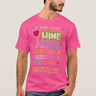 Camiseta Eu Beberei Vinho Em Todo Lugar Um Vinho Engraçado