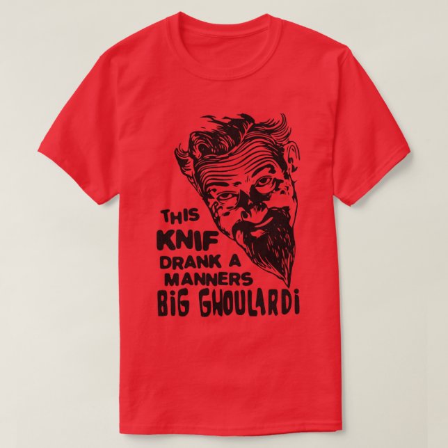 Camiseta Eu bebi uma Maneira Grande Ghoulardi (Frente do Design)