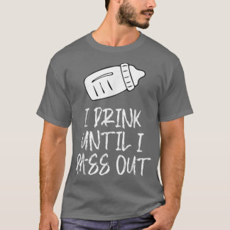 Camiseta Eu Bebo Até Que Eu Passe O Fusível Fusível De Hall
