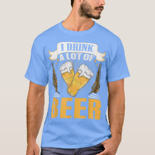 Camiseta Eu bebo muita cerveja porque o casamento está pert