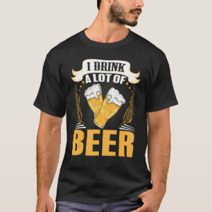 Camiseta Eu Bebo Muitas Cervejas Porque O Casamento Está Pe