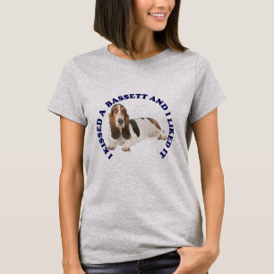 Camiseta Eu beijei um Cachorro Bassett