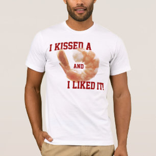 Camiseta Eu beijei um camarão
