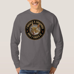 Camiseta Eu beijei um esquilo - uma paródia engraçada