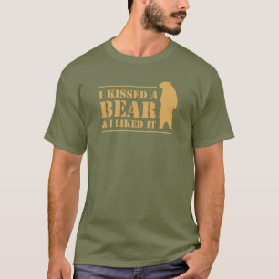 Camiseta Eu Beijei Um Urso E Gostei Dele Engraçado, Cito Ma