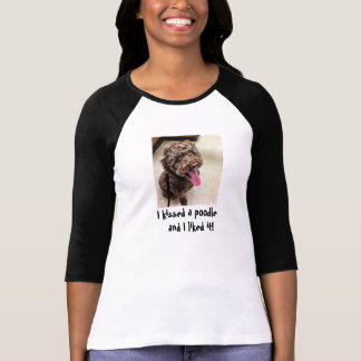 Camiseta Eu beijei uma caniche