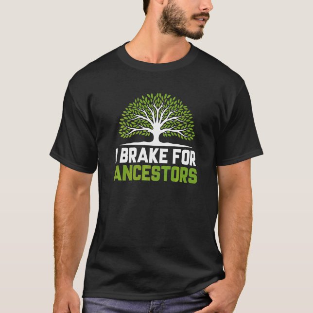 Camiseta Eu Braço Para O Genealogista Da Genealogia Dos Anc (Frente)