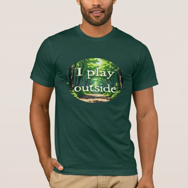 Camiseta Eu Brinco Lá Fora (Frente)