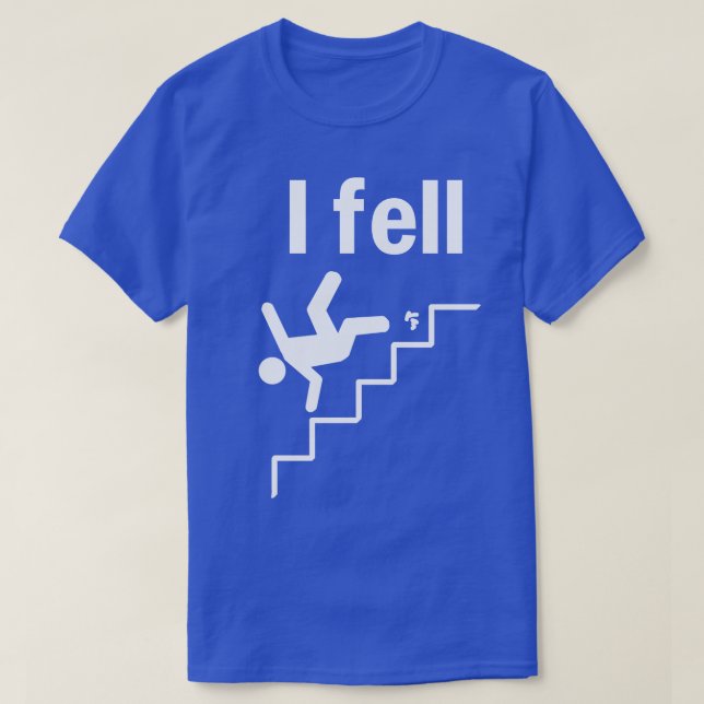 Camiseta Eu Caí (Frente do Design)