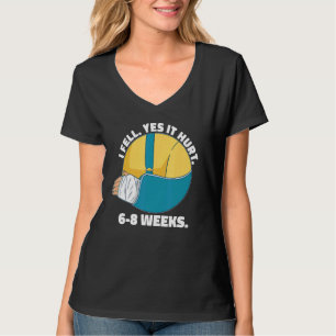 Camiseta Eu Caí Sim Doeu 6 8 Semanas Fratura do Braço