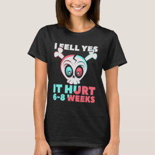 Camiseta Eu Caí Sim Doeu 6-8 Semanas - Fratura Ossos Quebra