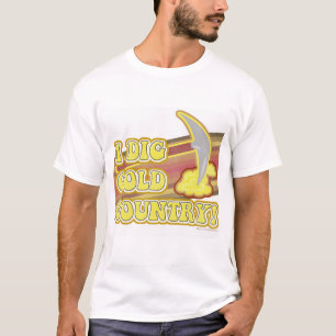 Camiseta Eu Caio Dourado Slogan Da Califórnia