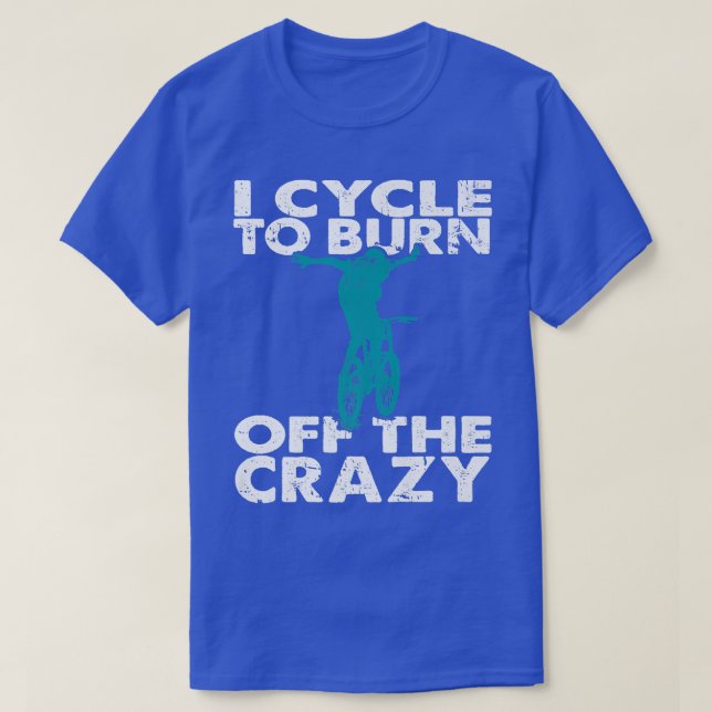 Camiseta Eu Caio Para Queimar O Ciclo Engraçado E Engraçado (Frente do Design)