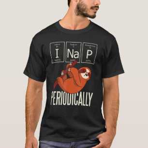 Camiseta Eu Caio Periodicamente Com Ciências Engraçadas Cam