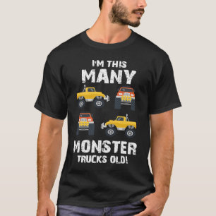 Camiseta Eu Caixa Destes Monstros Caminhões Alt 4 Anos