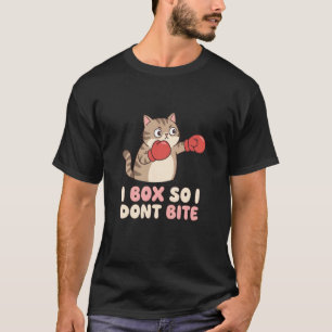 Camiseta Eu Caixo Então Não Mordo Piada Humor de Gato